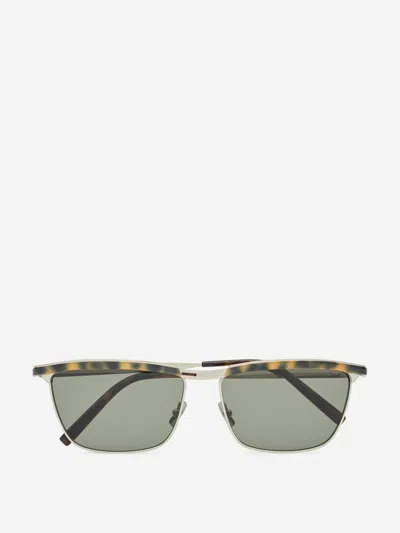 Saint Laurent Square Sunglasses In Grey