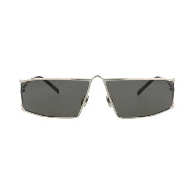 Pre-owned Saint Laurent Square Sunglasses 'silver/grey' | Women's Size Onesize