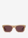 Saint Laurent Square-frame Acetate Sunglasses In Brown