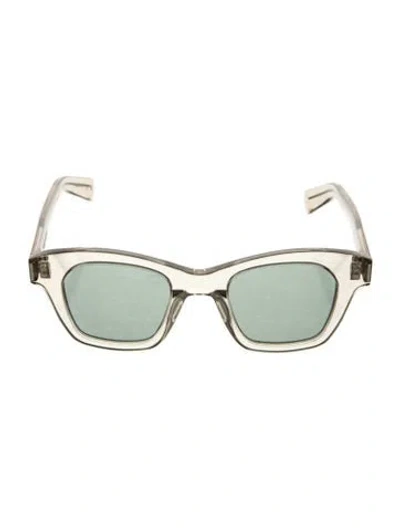 Pre-owned Saint Laurent Square Tinted Sunglasses In Neutral