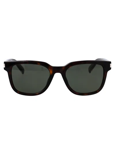 Saint Laurent Squared Sunglasses Sl 711 002 In Multi