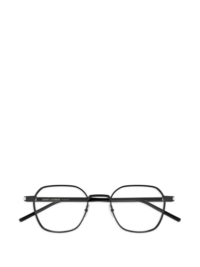 Saint Laurent Square-frame Glasses In Black