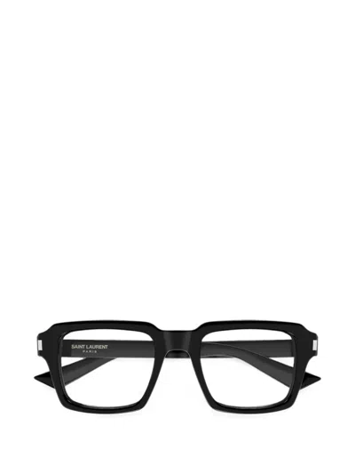 Saint Laurent Square-frame Glasses In Black