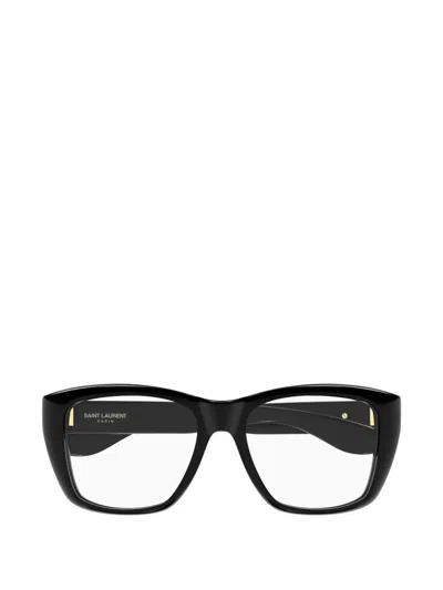 Saint Laurent Square-frame Glasses In Black