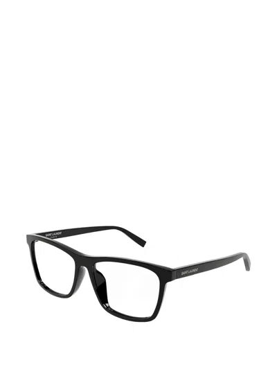 Saint Laurent Square-frame Glasses In Black