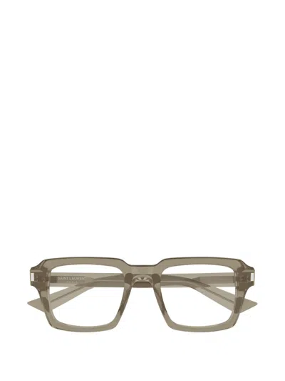 Saint Laurent Square-frame Glasses In Gray
