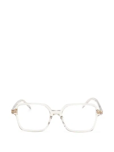 Saint Laurent Square-frame Glasses In Red