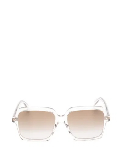 Saint Laurent Square-frame Gradient-lens Sunglasses In Black