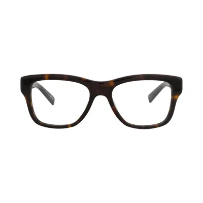 Pre-owned Saint Laurent Square-frame Recycled Acetate Optical Frames 'havana/transparent' | Brown | Men's Size
