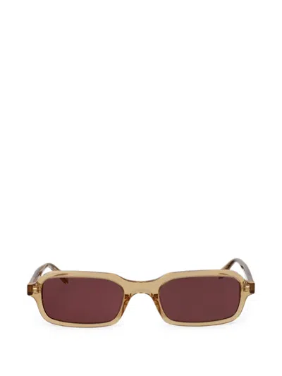 Saint Laurent Square-frame Sunglasses In Brown