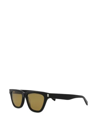 Saint Laurent Square-frame Sunglasses In Brown