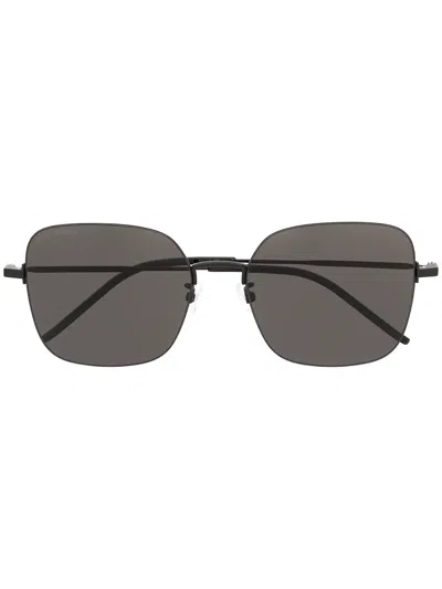 Saint Laurent Square-frame Sunglasses In Black