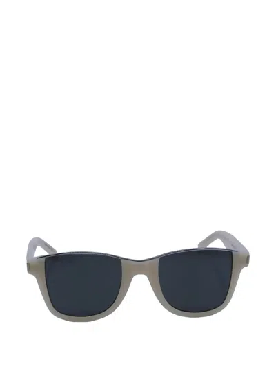 Saint Laurent Square-frame Sunglasses In Blue