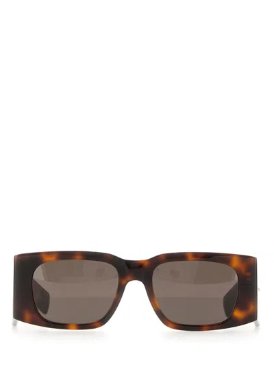 Saint Laurent Square-frame Sunglasses In Brown