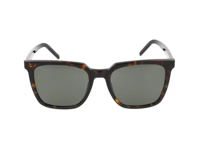 Saint Laurent Square-frame Sunglasses In Orange