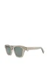 Saint Laurent Square-frame Sunglasses In Gray