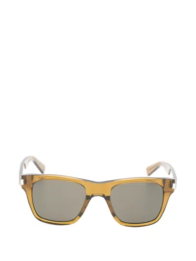 Saint Laurent Square-frame Sunglasses In Neutral