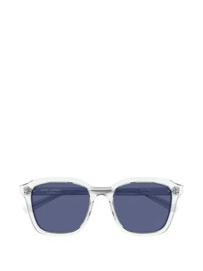Saint Laurent Square-frame Sunglasses In White