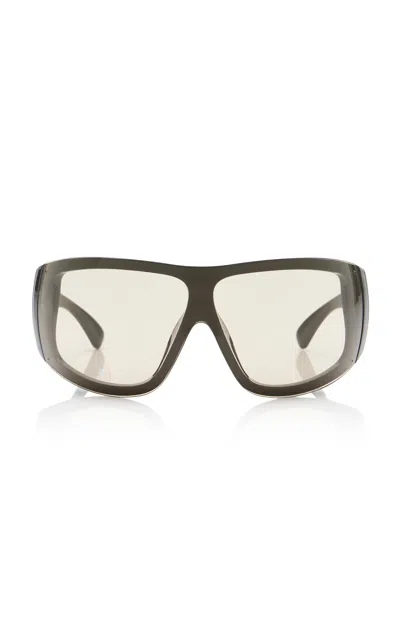Saint Laurent Square-framed Bio Injection Sunglasses In Black