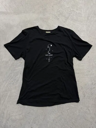 Pre-owned Saint Laurent S/s20 Mystique Logo T-shirt In Black