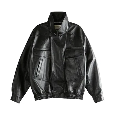 Pre-owned Saint Laurent Stand Collar Bomber Jacket 'noir' | Black | Men's Size 50
