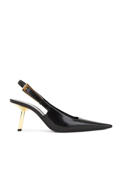 Saint Laurent Lee Slingback Pumps In Black
