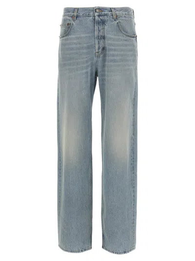 Saint Laurent Stonewashed Jeans Light Blue
