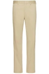 Saint Laurent Straight Chino In Sand Beige