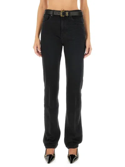 Saint Laurent Straight Cotton Jeans