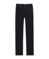 Saint Laurent Women's Denim Jeans In Black