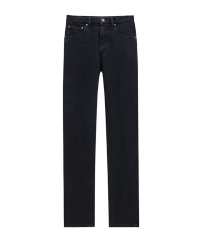 Saint Laurent Straight Jeans In Black