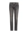 Saint Laurent Straight Jeans In Gray