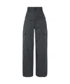 Saint Laurent Straight-leg Cargo Trousers In Black