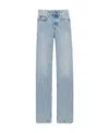 Saint Laurent Straight-leg Cotton Jeans In Blue