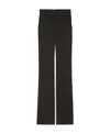 Saint Laurent Straight-leg Cut Trousers In Black