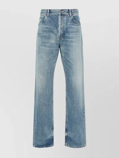 Saint Laurent Straight Leg Denim Jeans