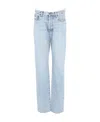 Saint Laurent Straight-leg Denim Jeans In Blue