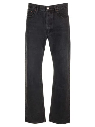 Saint Laurent Straight-leg Jeans Black