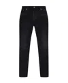 Saint Laurent Oklahoma Jeans In Black Denim In Black