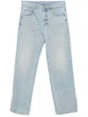 Saint Laurent Straight-leg Jeans In Blue
