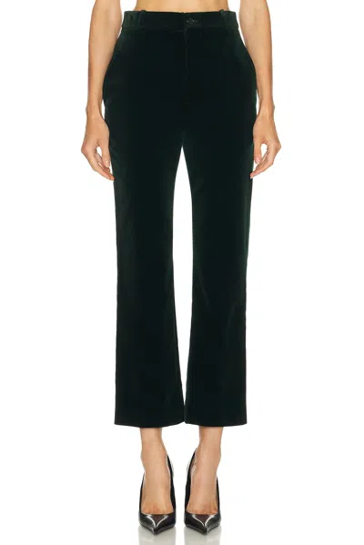 Saint Laurent Straight Leg Pant In Black