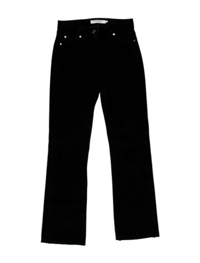 Pre-owned Saint Laurent Straight Leg Pants In Black