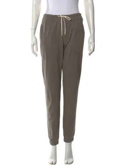 Pre-owned Saint Laurent Straight Leg Pants In Black
