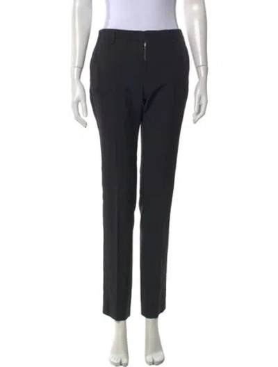 Pre-owned Saint Laurent Straight Leg Pants In Black