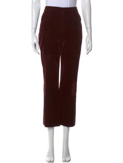 Pre-owned Saint Laurent Straight Leg Pants In Brown