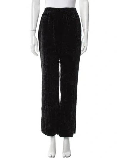 Pre-owned Saint Laurent Straight Leg Pants W/ Tags In Black