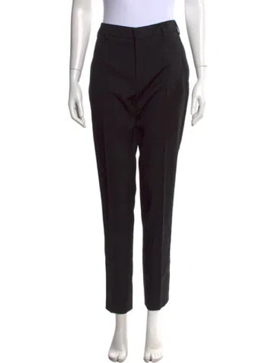 Pre-owned Saint Laurent Straight Leg Pants W/ Tags In Black