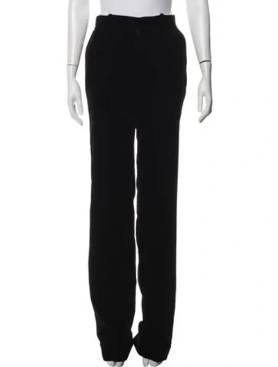 Pre-owned Saint Laurent Straight Leg Pants W/ Tags In Black