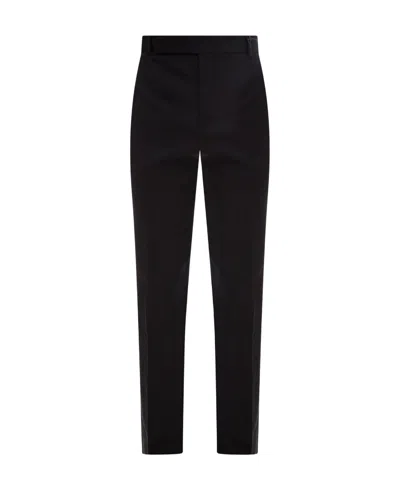 Saint Laurent Straight-leg Tailored Trousers In Black