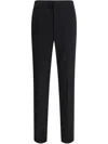 Saint Laurent Straight-leg Tailored Trousers In 黑色